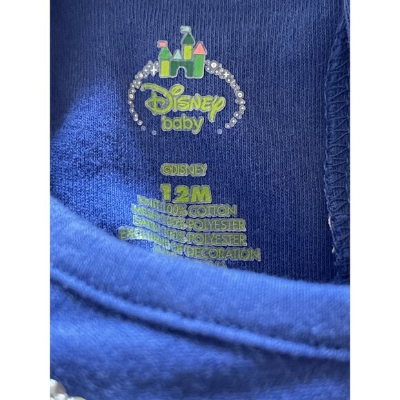 Disney Baby Snow White Costume Baby Girl Size 12 Months Sequin Blue Yellow - Picture 5 of 5